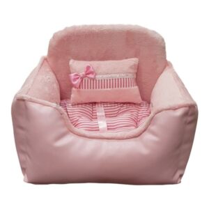 Asiento para Coche Perro Rosa