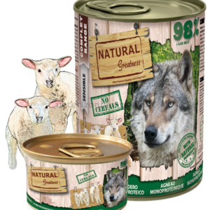 comida humeda monoproteica perros cordero natural greatness