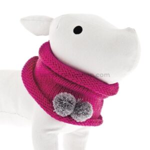 Bufanda Braga Cuello para Perro Rosa