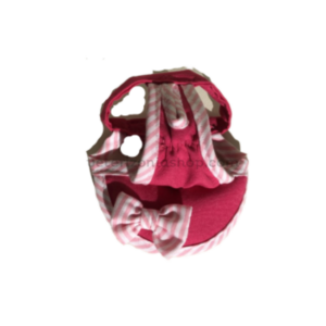 gorra perritas fucsia rayas rosa