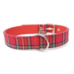 collar perro escoces rojo