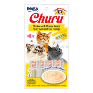 Churu-pure-receta-de-pollo-con-queso-sancks-para-gatos-veterizoniashop