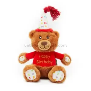 Juguete Happy Birthday Bear para perros