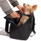 Wild One - Bolso de Transporte para Perros Pequeños-Negro-Veterizonia-2